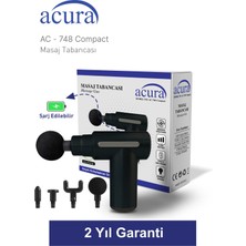 Allians Yüksek Performanslı 6 Kademeli 4 Başlıklı Masaj Tabancası