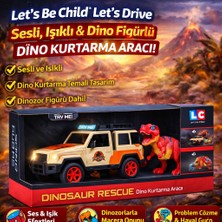 Trust Store Let’s Be Child Let’s Drive Sesli ve Işıklı Safari Aracı Dinozor Figürlü Oyuncak Seti