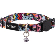 Özbience Ayarlanabilir Kedi Boyun Tasması, Güvenlik Kilitli, Çıngıraklı Tasarım