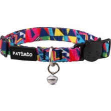 Özbience Ayarlanabilir Kedi Boyun Tasması Güvenlik Kilitli Çıngıraklı Renkli