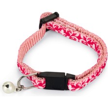 Özbience Yavru Kedi Boyun Tasması, Zilli, Pembe, 16-23CM, Şık ve Konforlu Kullanım