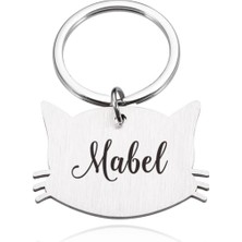 Özbience Kişiye Özel Çelik Kedi Köpek Isimlik, Dayanıklı ve Şık Tasarım