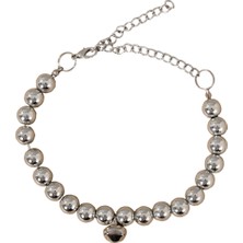 Özbience Renkli Inci Boncuklu Hafif ve Ayarlanabilir Kedi Boyun Tasması