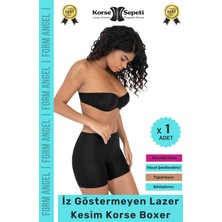 #korse Iz Göstermeyen Kaymaz Basen Toparlayıcı Şekillendiren Lazer Kesim Korse Boxer - 1 Adet