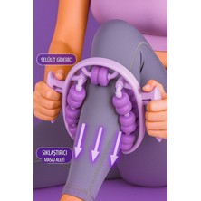 Allians Sıkılaştırıcı Masaj Aleti, 13 Tekerlekli, Ayarlanabilir, Lenf Drenaj Rulosu