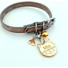 Özbience Ayarlanabilir Suni Deri Kedi Tasması, Rahat ve Şık Tasarım