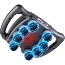 Allians Şarjlı 8 Başlıklı Isıtmalı Dijital Masaj Aleti Rahatlatıcı Kullanım