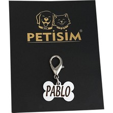 Özbience Kişiye Özel Köpek Isimlik, Taşınabilir ve Şık Evcil Hayvan Aksesuarı