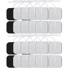 Allians 10 Paket, 40 Adet 5x5 cm Tens Elektrod Pedi, Güçlendirilmiş, Yapışkanlı