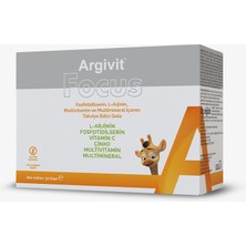 Argivit Focus 30 Saşe - Dezenfektan Hediyeli (%72 Alkol)