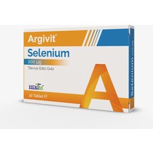 Argivit Selenium 30 Tablet - Dezenfektan Hediyeli (%72 Alkol)