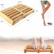 Allians Ahşap Refleksoloji Ayak Masaj Aleti, Rahatlatıcı ve Doğal Terapi Için