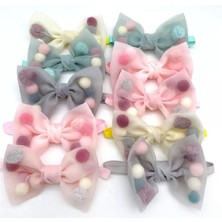 Özbience Lüx Ponponlu Kedi ve Küçük Irk Boyun Tasma Seti (3 Adet)