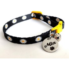 Özbience Sevimli Kedi Tasması ve Künye Seti, Renkli ve Hafif Tasarım