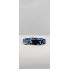 Özbience Renkli Kedi Boyun Tasması Çıngıraklı ve Nazar Boncuğu Detaylı