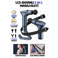 Allians Çok Fonksiyonlu Dijital Masaj Tabancası, Şarjlı ve Kas Rahatlatıcı