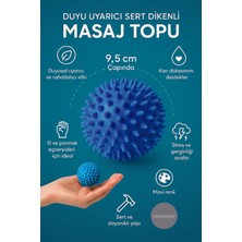 Allians Duyu Uyarıcı Sert Dikenli El ve Ayak Masaj Topu 9.5 cm