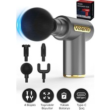 Allians 6 Hız Seviyeli, 4 Başlıklı Şarjlı Titreşimli Masaj Aleti