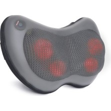 Allians Şarjlı Shiatsu Masaj Yastığı, Isıtmalı, Ovmalı, Boyun-Omuz-Sırt Rahatlatıcı