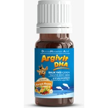 Argivit Dha Balık Yağı Damla 10 ml - Dezenfektan Hediyeli (%72 Alkol)