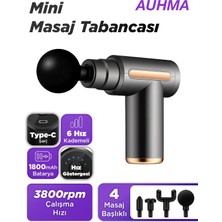 Allians 6 Kademe Masaj Tabancası, Derin Doku ve Yüksek Tork Motor ile Rahatlık