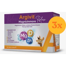 Argivit Magnizinmore Rlx 30 Saşe - 3 Adet (90 Saşe)