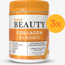 Argivit Beauty Collagen Classic 325 gr - 3 Adet (Toplam 975 gr)