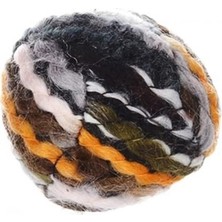 Özbience Renkli Peluş Ipli Top, Eğlenceli Kedi Oyuncağı