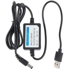 USB 5V - 12V 1A Voltaj Yükseltici Booster 1m