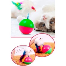 Özbience Renkli Kedi Oyun Topu, Eğlenceli ve Dayanıklı Tasarım