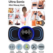 Allians Mini Taşınabilir Ems Vücut Masaj Cihazı, Yedek Pedli, Tam Otomatik, Pratik Kullanım