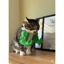 Özbience Kaslı Kedi Kostümü, Eğlenceli Evcil Hayvan Giyim, Sevimli ve Rahat Tasarım