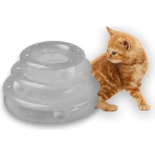 Özbience Üç Katlı Renkli Kedi Oyuncak Seti, Eğlenceli ve Çekici Tasarım