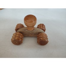 Allians Ahşap 4 Tekerlekli Masaj Aleti, Sırt, Omuz ve Bacaklara Uygun