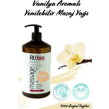 Allians Vanilya Kokulu Masaj Yağı 1 Litre, Rahatlatıcı ve Doğal Formül