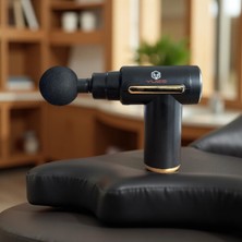 Allians Şarjlı Profesyonel Masaj Tabancası, 6 Hız, 4 Başlık, Sporcu ve Ev Kullanımı