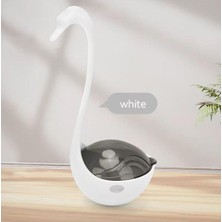 Özbience Lazerli Kuğu Şekilli Mama Dağıtıcı ve Interaktif Zeka Oyunu