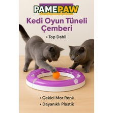 Özbience Renkli Kedi Oyun Tünel Çemberi Eğlenceli ve Dayanıklı Oyun Alanı