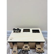 Özbience Doğal Ahşap Kedi Fare Oyunu, Eğlenceli ve Şık Tasarım