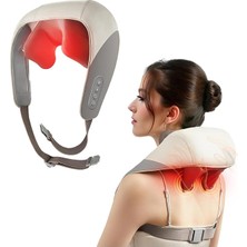 Allians Şarjlı Isıtmalı Ovmalı Masaj Aleti – Boyun ve Omuz Rahatlatıcı Destek