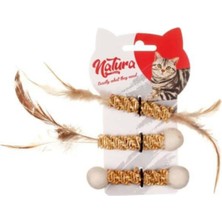 Özbience Yumuşak Tüylü Ince Kedi Diş Kaşıma Üçlü Seti