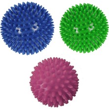 Allians 3’lü Duyu Uyarıcı Sert Dikenli Masaj Topu, El, Ayak, Vücut Egzersizi