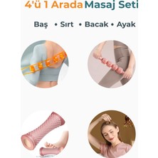 Allians 4’ü 1 Arada Masaj Seti: Roller, Cilt Sıkılaştırıcı, Masaj Aleti, Masaj Topu