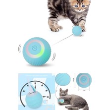 Özbience Akıllı Interaktif Evcil Hayvan Oyuncağı Otomatik Yuvarlanan Kedi Topu