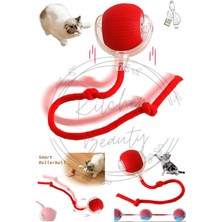 Özbience Şarjlı Hareketli Kedi Topu, Kuş Sesli, 360° Dönen Interaktif Oyuncak