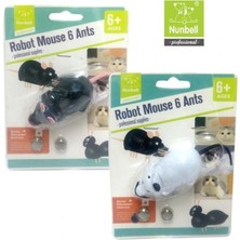 Özbience Karınca Ayaklı Pilli Hareketli Kedi Oyuncağı, Eğlenceli ve Çekici Tasarım