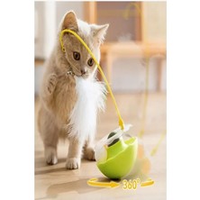 Özbience Yumuşak Tüylü Kedi Nanesine Yatma Topu, Interaktif Oyun Arkadaşı