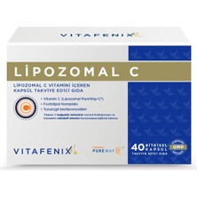 Vitafenix Lipozomal C Vitamini 40 Kapsül - Dezenfektan Hediyeli (%72 Alkol)