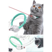 Özbience Şarjlı Otomatik Lazer Kedi Oyuncağı, Akıllı Giyilebilir Tasma ile Interaktif Eğlence