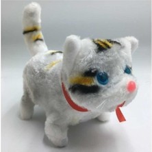 Özbience Işıklı ve Sesli Peluş Kedi, Hareket Eden ve Miyavlayan Sevimli Oyuncak